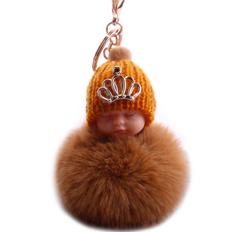 Móc Khóa Hình Em Bé Đang Ngủ Dễ Thương