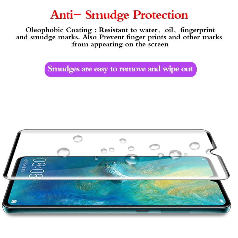 Kính Cường Lực Toàn Màn Hình Cong 20D Huawei Mate 40 30 20 10 Lite Pro x 20X