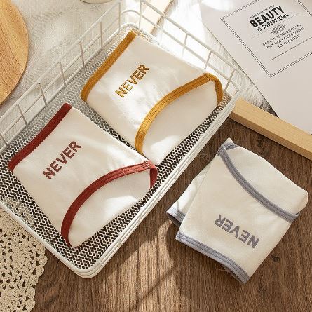 Set 5 Quần lót cotton thêu họa tiết chữ thoải mái dễ thương - Hàng cao cấp | BigBuy360 - bigbuy360.vn