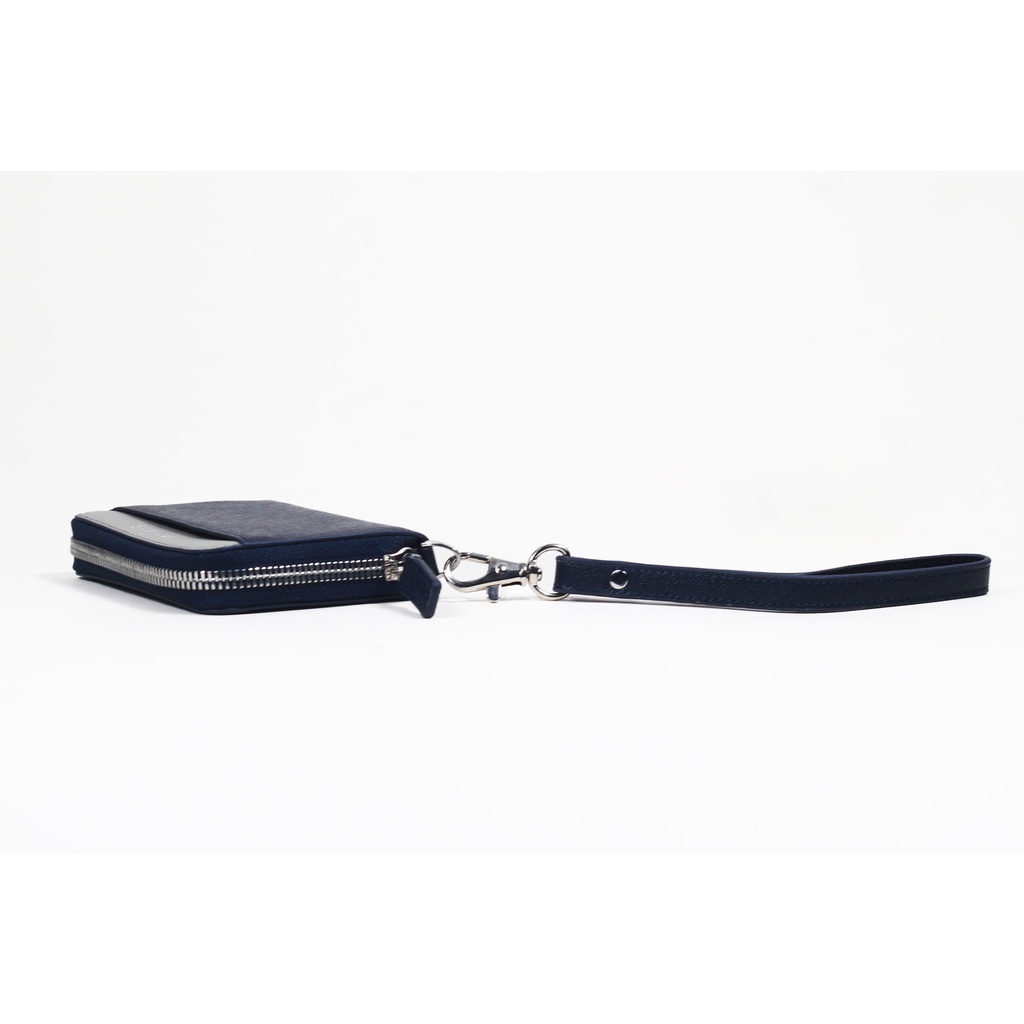 VERSA HAVIAS ví mini unisex thủ công da bò Saffiano Ý thật 100%