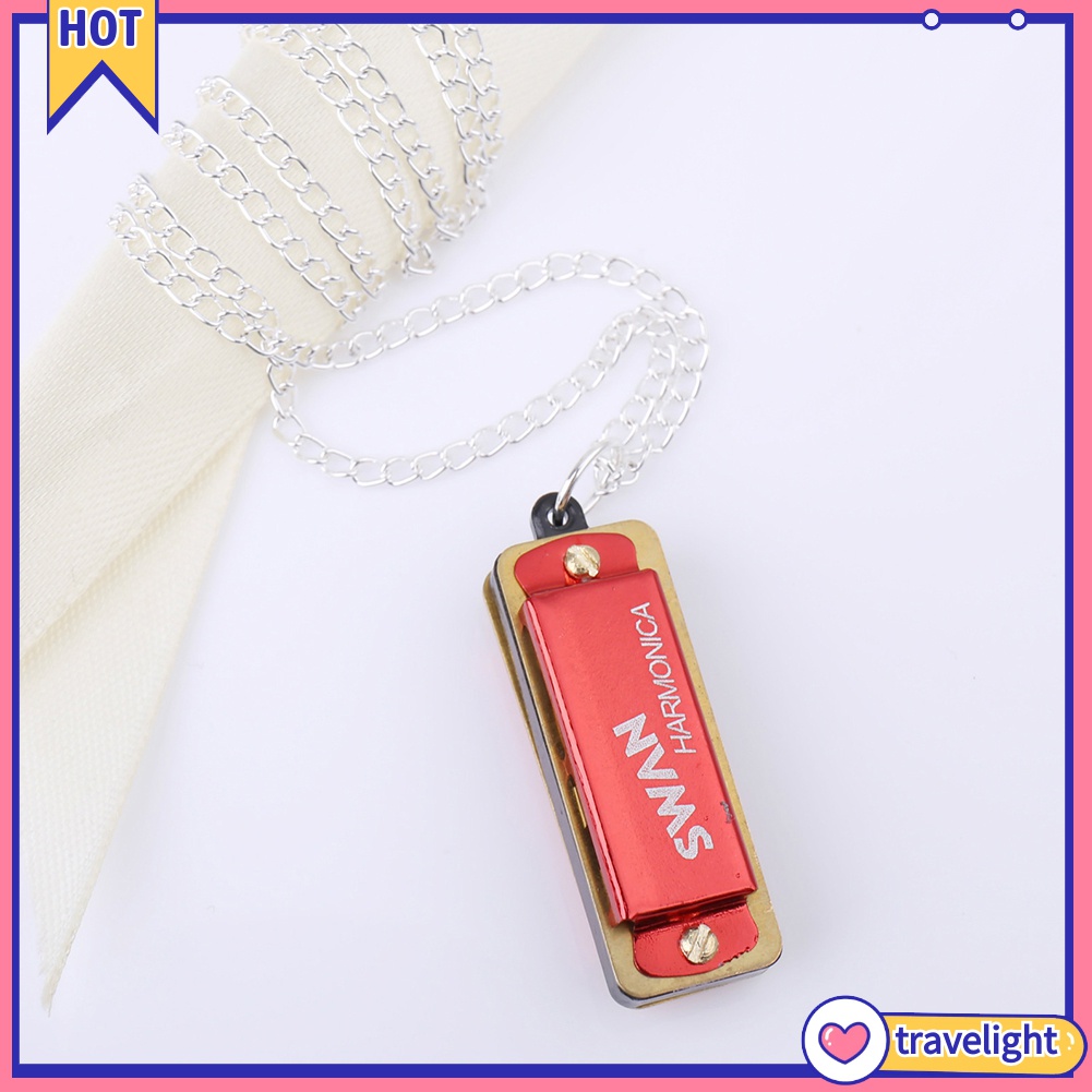 Vòng cổ Kèn Harmonica Mini 4 Lỗ 8 Tông Thời Trang Cho Bé