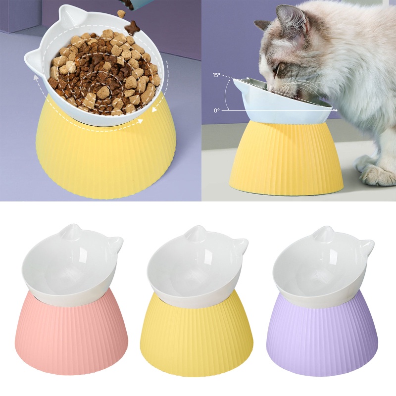 Bát Đựng Thức Ăn Cho Thú Cưng Chống Trượt Giảm Căng Thẳng Kèm 15 Tô Đựng° Phụ Kiện Chuyên Dụng Dành Cho Xe Hơi