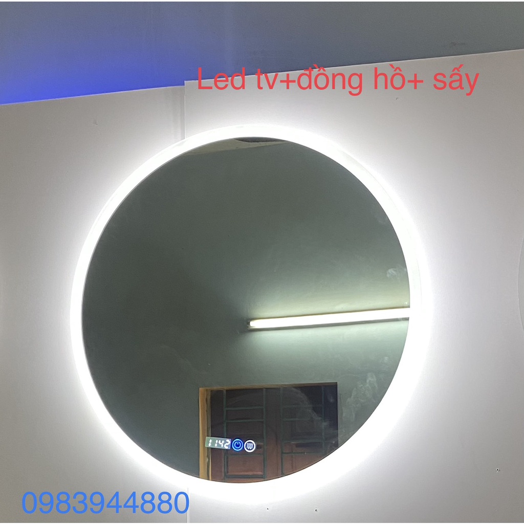Gương tròn led cảm ứng cao cấp đường kính 80cm