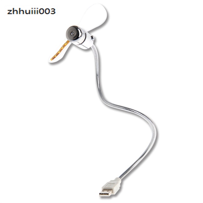 Quạt Mini Tích Hợp Đèn Led Cổng Usb Nhiều Màu Sắc