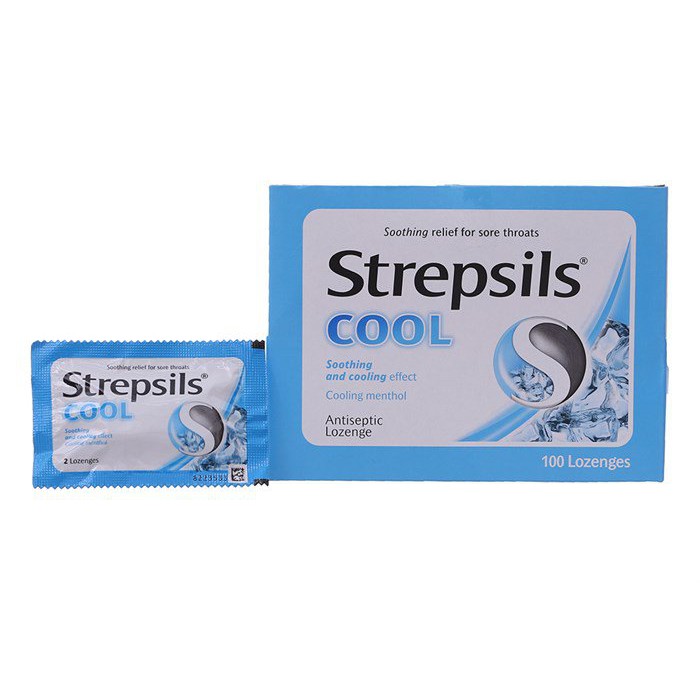 STREPSIL Viên Ngậm Thái Giúp Giảm Đau Họng, Rát Họng Đủ Vị Hộp 24 Viên.