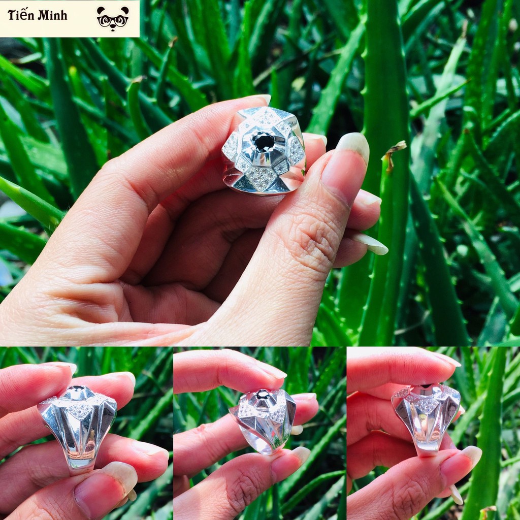 TM 0378 - Nhẫn Bạc Nam Tiến Minh