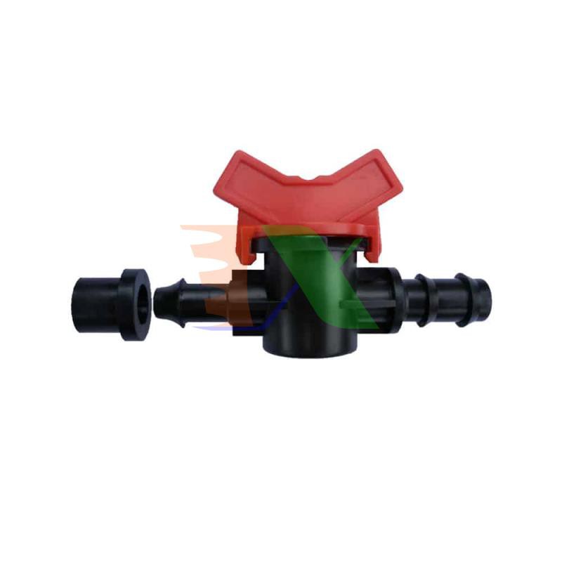 Khởi thủy có van khóa TM-16D Φ16 mm, Khởi thủy kèm đai cao su Φ16 * Φ12 mm