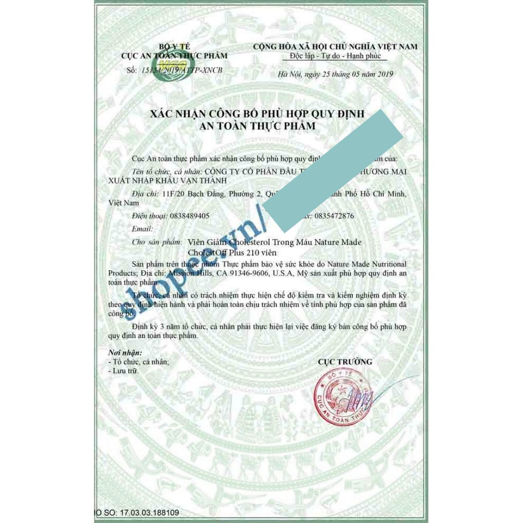VIÊN UỐNG GIẢM CHOLESTEROL MỸ NATURE MADE CHOLESTOFF PLUS 100 VIÊN | Thế Giới Skin Care