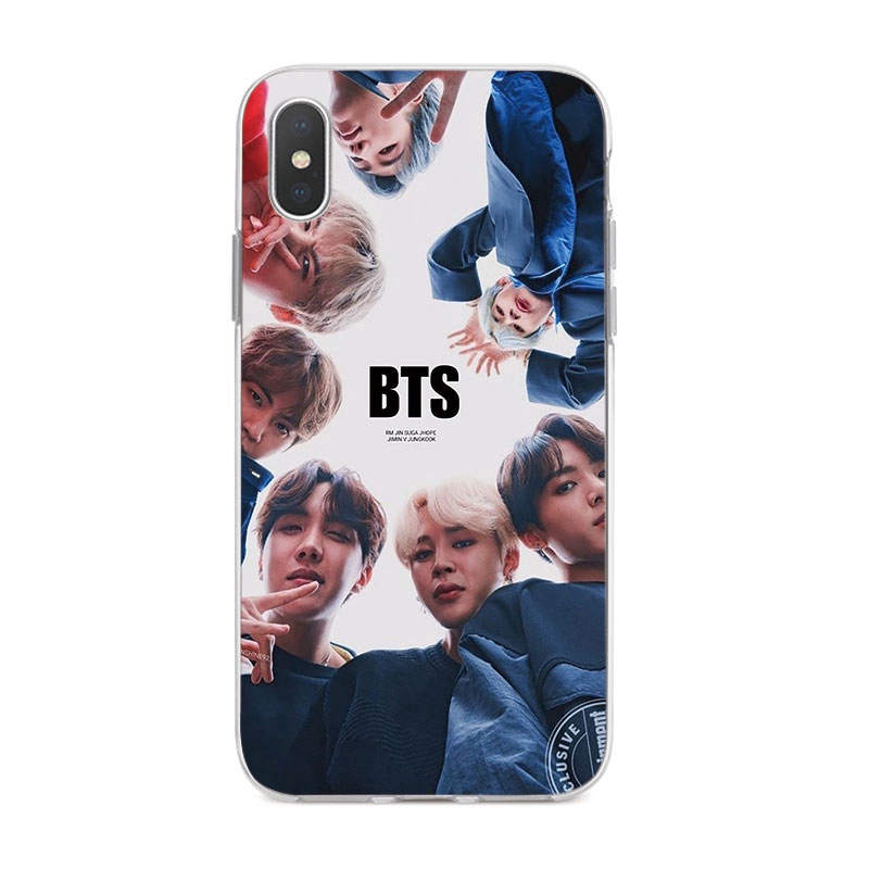 Ốp lưng iPhone X 6 6s 6Plus 6s Plus 7 7Plus 8 8Plus 5 5s SE TPU mềm Case BTS