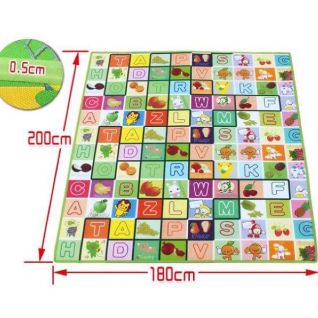THẢM XỐP MABOSHI 2 MẶT ĐỦ KÍCH THƯỚC