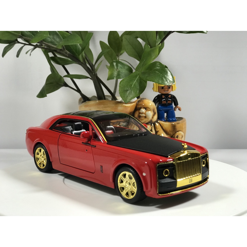 Mô hình xe ô tô Rolls Royce Sweptail tỷ lệ 1:24 bằng kim loại [TẶNG BIỂN VIP]