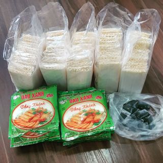 Combo 10 set bò bía ngọt, mỗi set cuốn được 30 chiếc