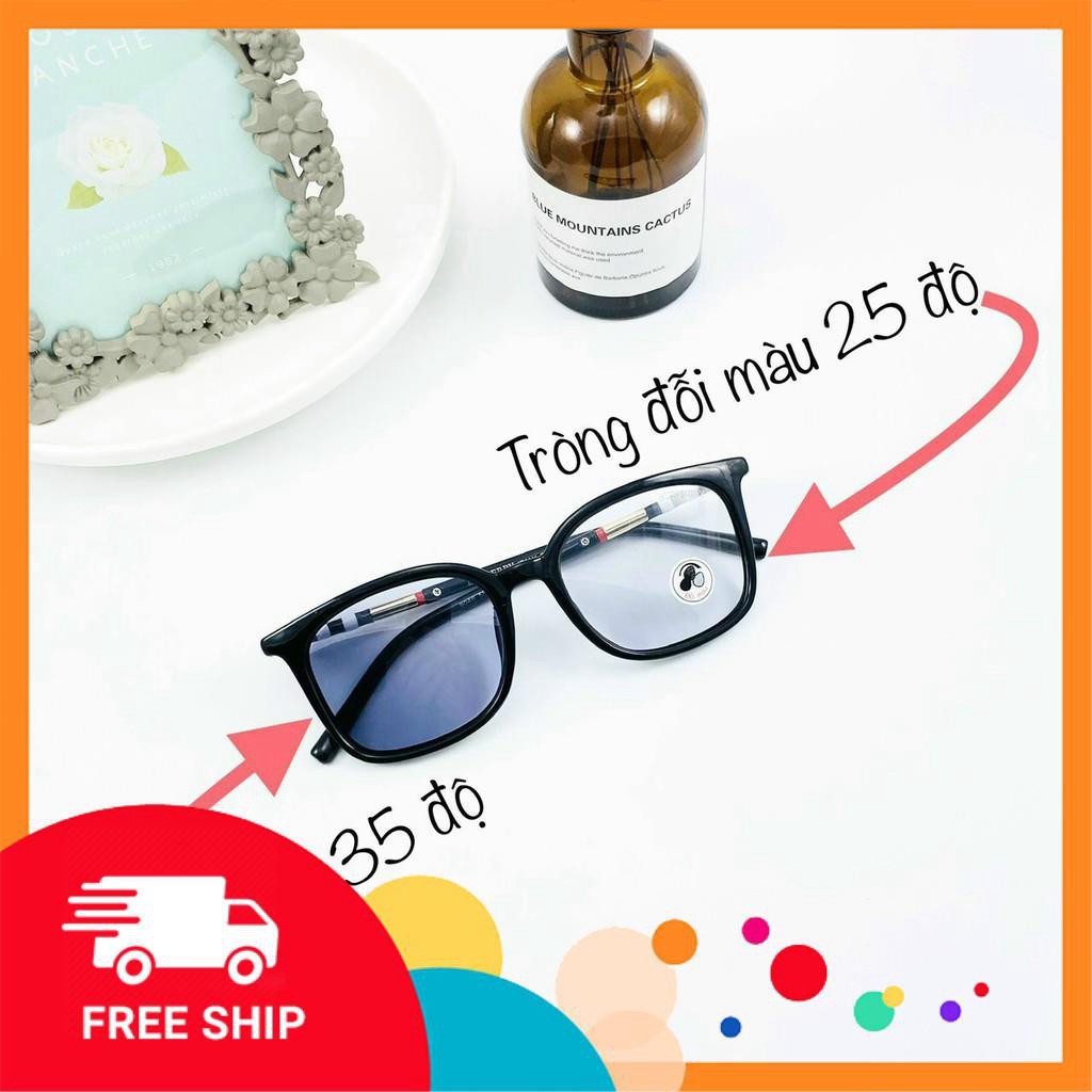 Mắt kính đổi màu ngày đêm T028 👓 FREESHIP XTRA 🕶 kính thời trang – kính phân cực chống tia uv