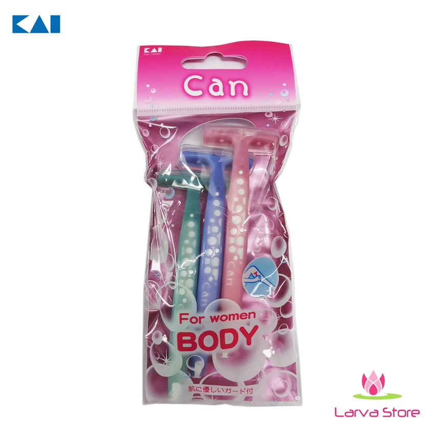 Set 3 Chiếc Dao Cạo Lông Cơ Thể Nữ Kai Can Body