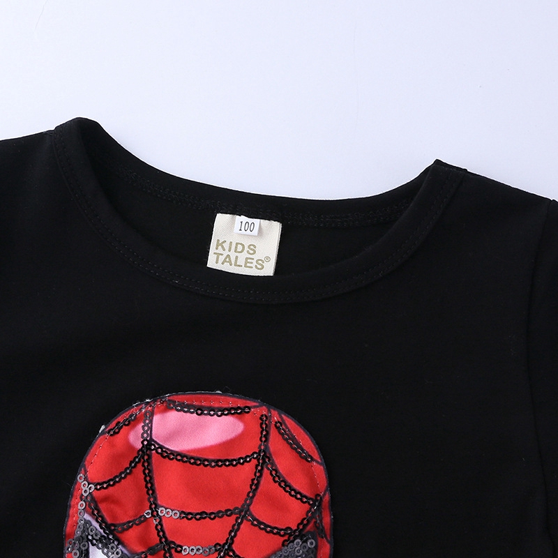 Áo thun MANVIN BABY tay ngắn in hình Người Sắt phát sáng nhiều mẫu tùy chọn cho bé trai từ 2-7 tuổi