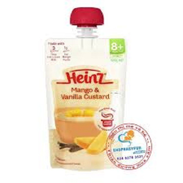 heinz mango and vanilla custard