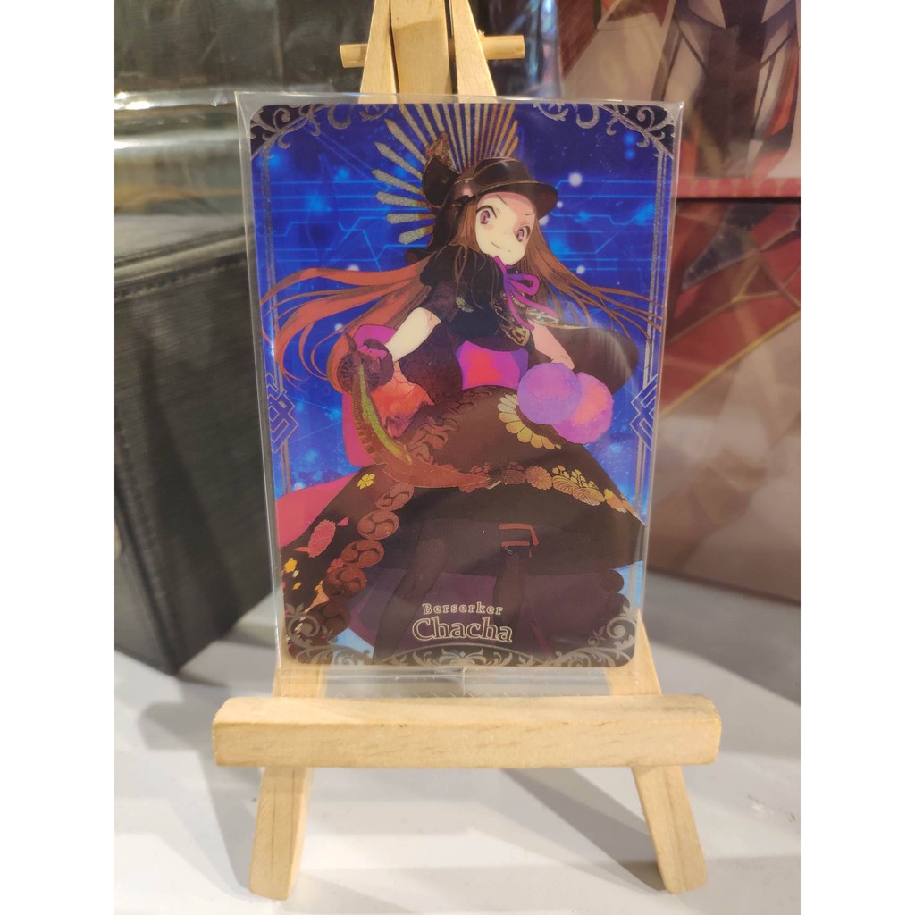 Thẻ bài bánh xốp Fate Grand Order FGO Chacha N - Tặng bọc bài nhựa bảo quản