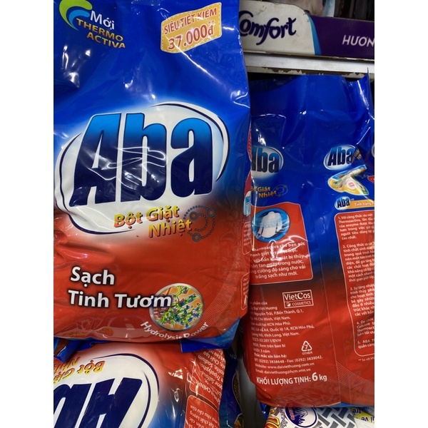 Bột giặt nhiệt Aba 6kg/5,5kg