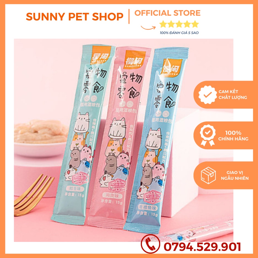 Súp Thưởng Cho Mèo Shizuka Thanh 15gr - Nhiều hương vị