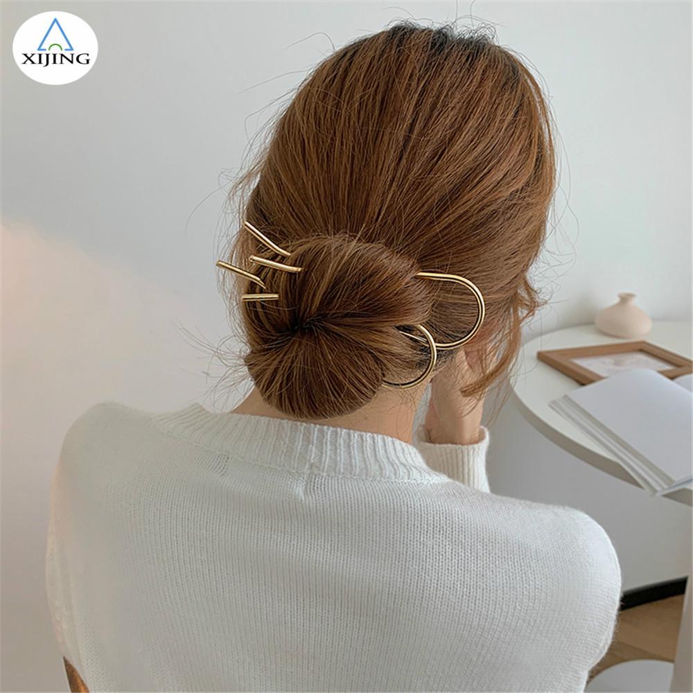 Kẹp tóc thiết kế phong cách đơn giản đáng yêu cho nữ