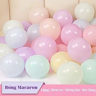 Set 100 quả macaron 10" trang trí sinh nhật sự kiện party