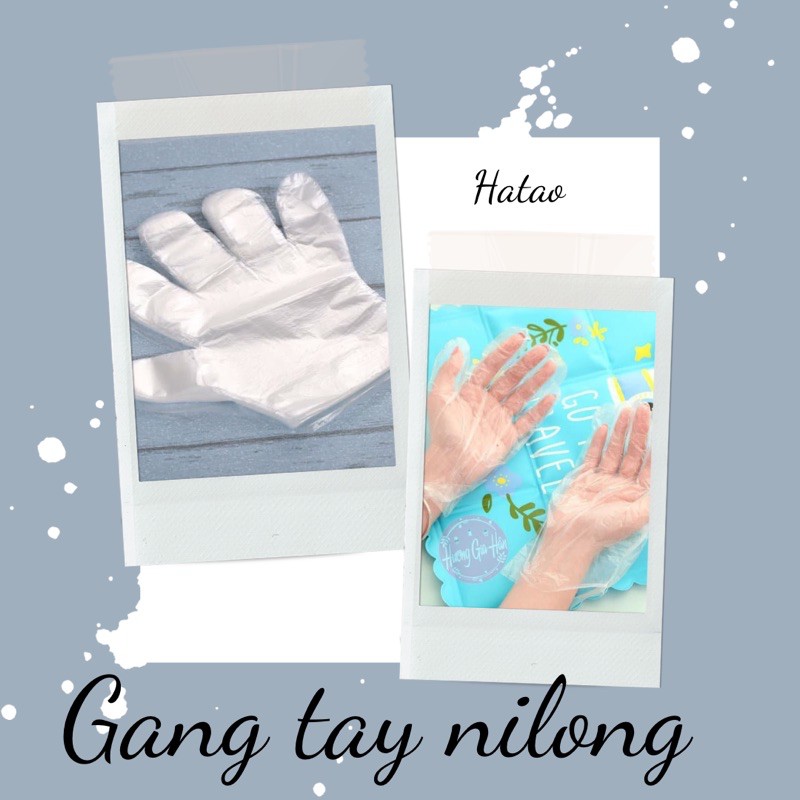 (Tặng kèm)Gang tay nilong bảo vệ nhuộm tóc tặng kèm trong set nhuộm nhà HATAO