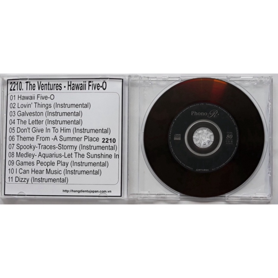 Bộ 4 CD nhóm nhạc The Ventures ( 2210 - 2213 )0