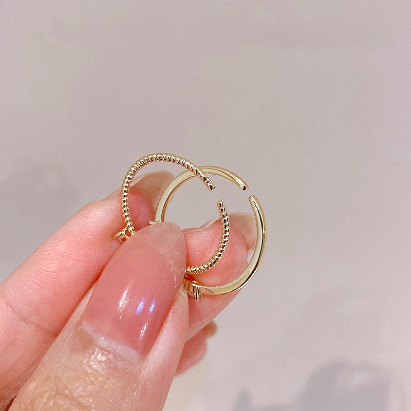 Nhẫn MANYUE mặt hình trái tim dễ thương phong cách Hàn Quốc dành cho nữ