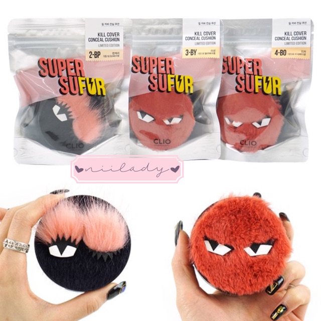 (Super Sufur Limited) Phấn nước Clio Kill Cover Conceal Cushion