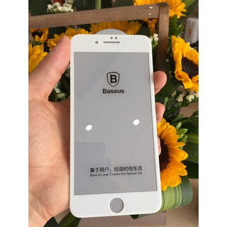 Kính cường lực full màn cho iPhone 7 Plus/iPhone 8 Plus - hiệu Baseus