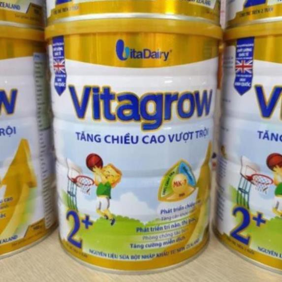 Sữa VitaGrow 2+ 900g Tăng Chiều Cao (trẻ 2 tuổi trở lên) Date 2023