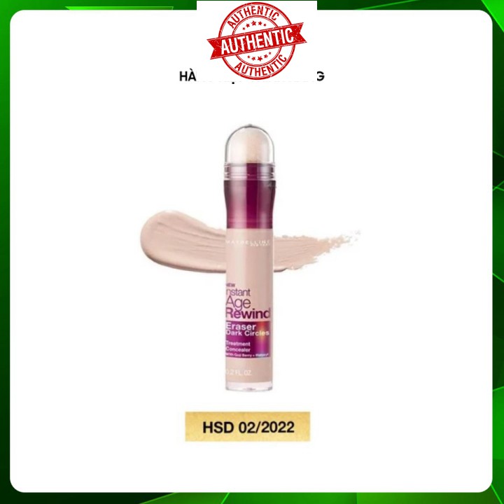 [Mã chiết khấu giảm giá mỹ phẩm chính hãng] Bút Cushion Che Khuyết Điểm Maybelline Giảm Quầng Thâm 140 Honey 6ml