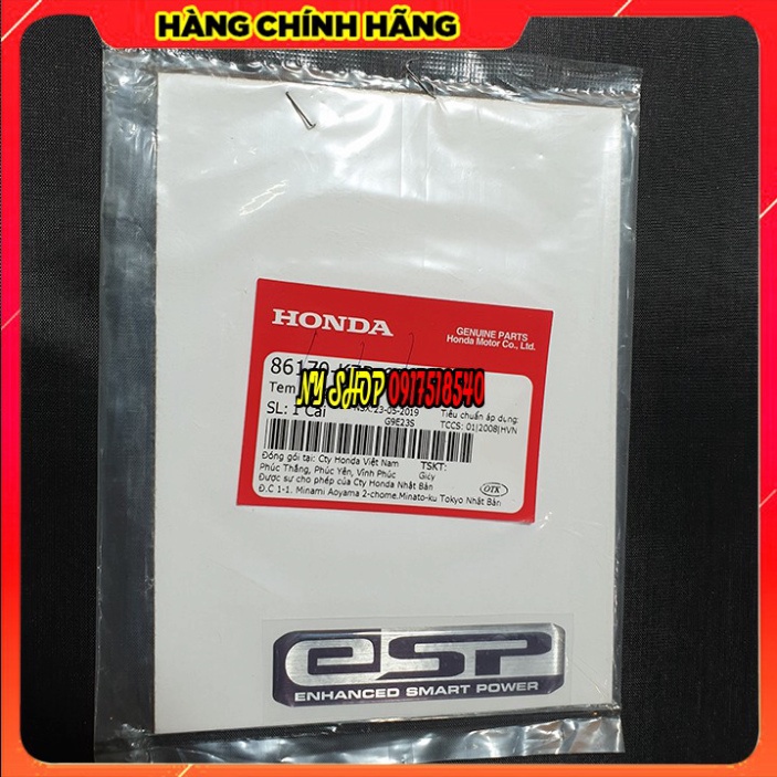 ★ Decal tem nổi FI và ESP , HONDA chữ đỏ chính hãng ★ Ảnh thật Sp
