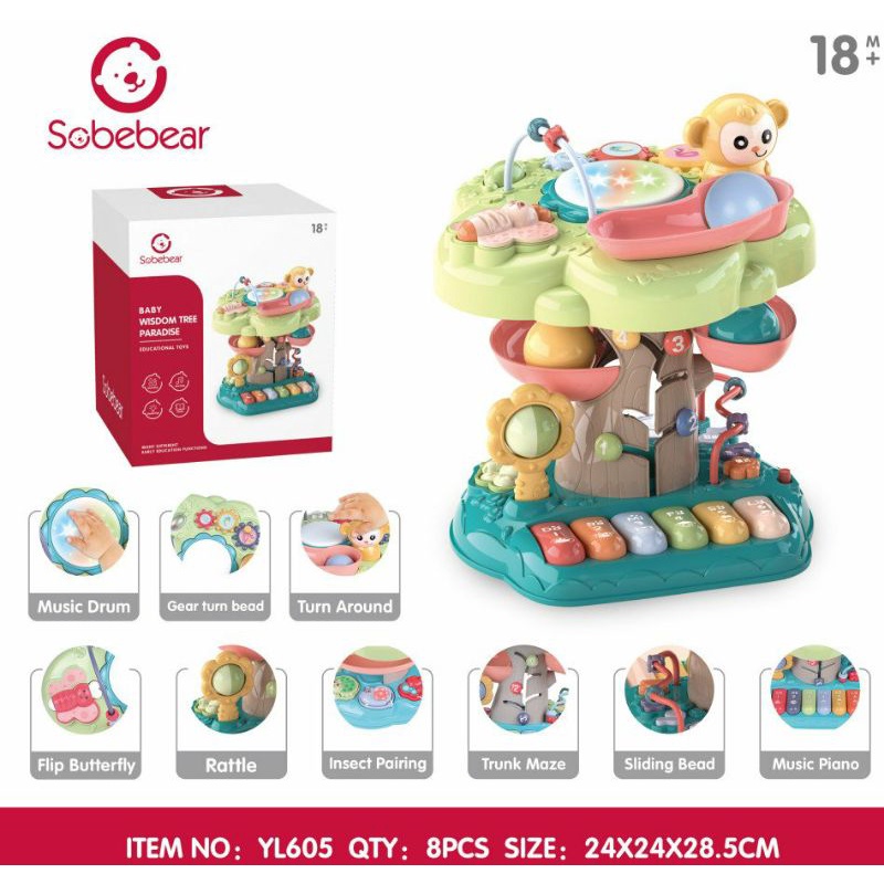 Đồ  chơi giáo dục sớm cho bé 8 in 1 đồ chơi thông minh