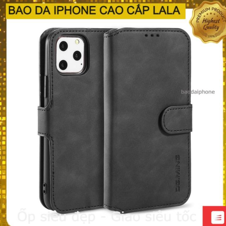 Bao Da Iphone 11/11 pro/11 pro max/ 12 /12 mini /12 pro /12 pro max hàng chuẩn - có gài - khe đựng thẻ tiện lợi | BigBuy360 - bigbuy360.vn