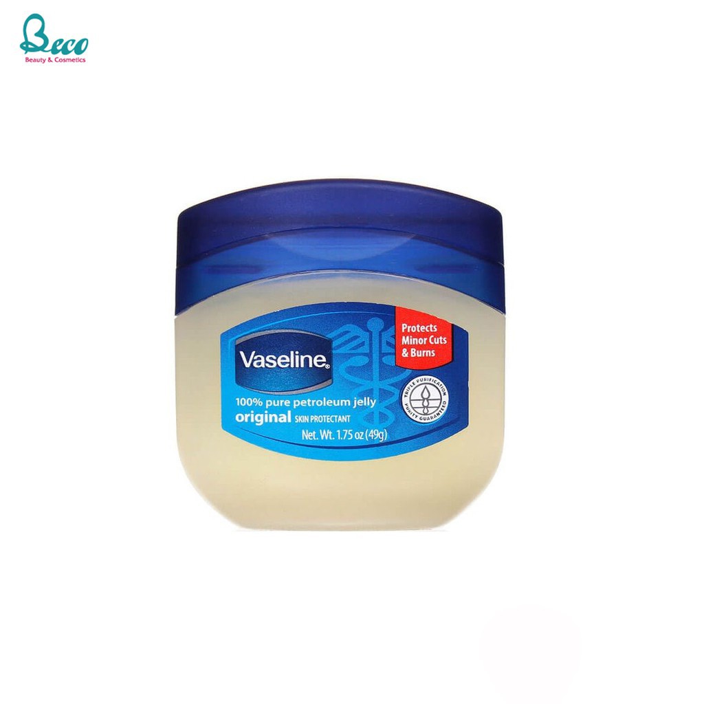 [Mỹ Phẩm Xách Tay]  Sáp Dưỡng Ẩm Vaseline 100% Pure Petroleum Jelly Original 49g  - Phụ Nữ Làm Đẹp