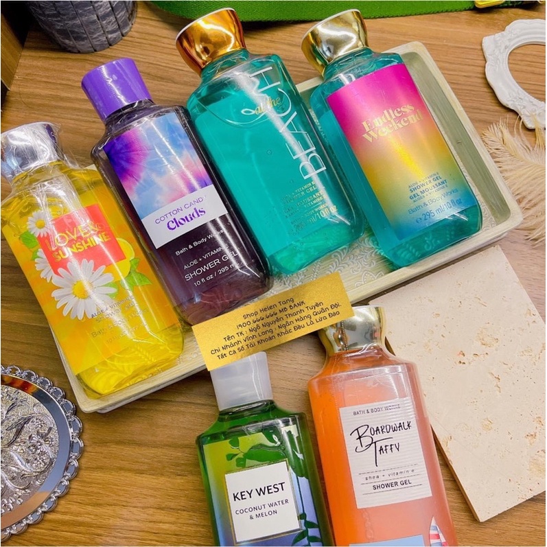 Sữa tắm lưu hương mịn da Bath and Body works 295ml/1chai