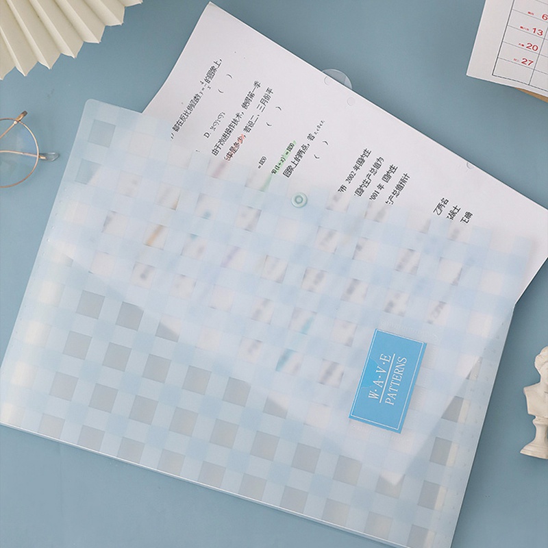 Bìa Đựng Hồ Sơ 4 Màu Chống Thấm Nước Tiện Lợi