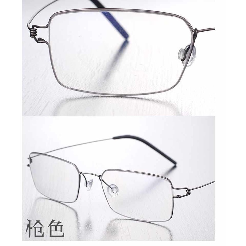 Kính đọc sách siêu mỏng bằng titan nguyên chất chống ánh sáng xanh thời trang cho nam nữ