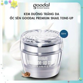 [KHÔNG LỢI NHUẬN] Kem Ốc Sên Goodal Premium Snail Tone-Up Cream Hàn Quốc Mẫu Mới 2021 50G Dưỡng Trắng