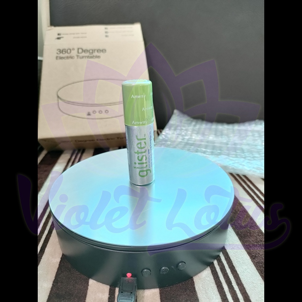 Đế xoay bàn xoay trưng bày sản phẩm xoay 360 độ trái phải size 15cm 20cm25cm32cm pin_ điện 220v