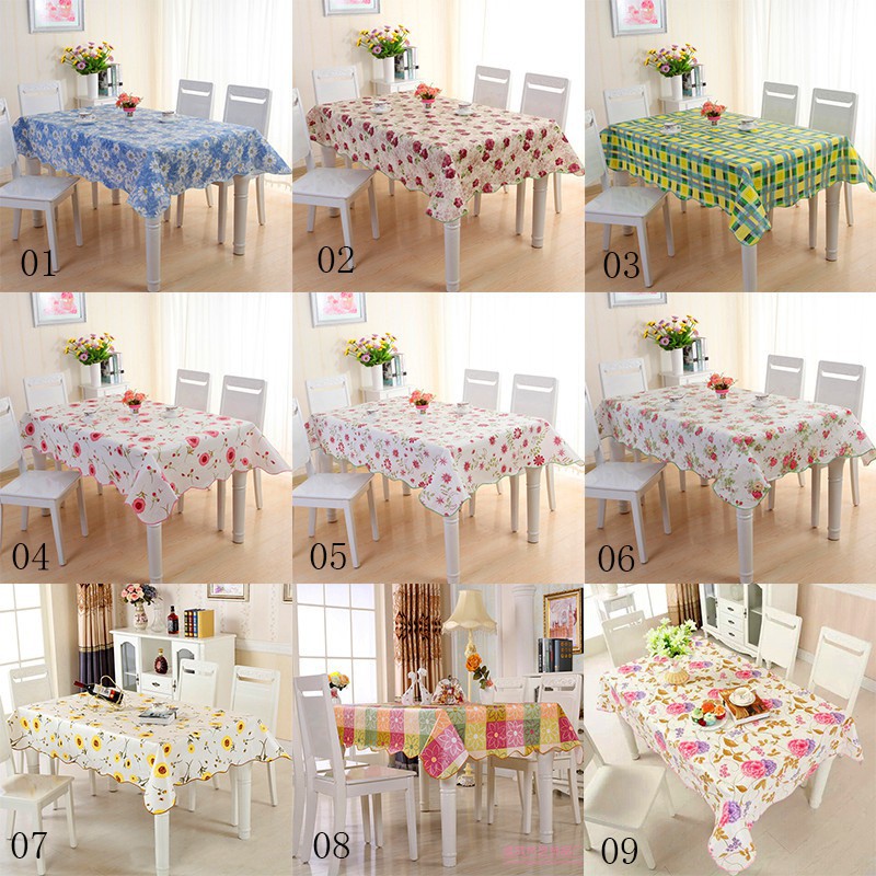 Khăn trải bàn chống thấm nhiều họa tiết xinh xắn kích thước 106 * 152cm