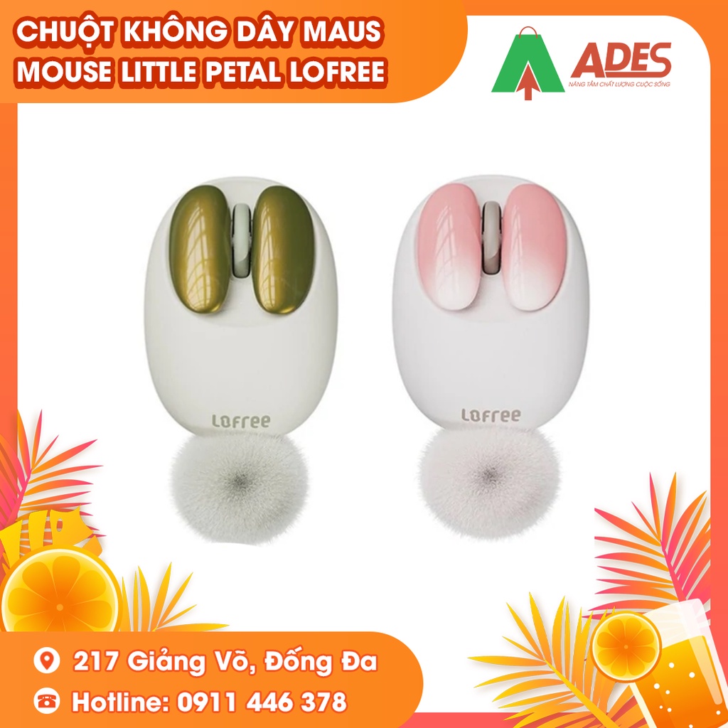 [Mã 154ELSALE2 giảm 7% đơn 300K] Chuột không dây Maus Mouse Little Petal Lofree - Bảo hành Chính hãng