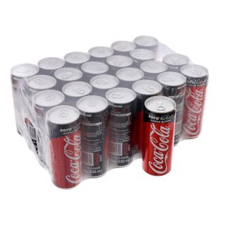 [TK MỚI GIẢM 25K NHẬP GTNOV183684] Thùng Coca Cola Zero Không đường 24 lon × 330ml