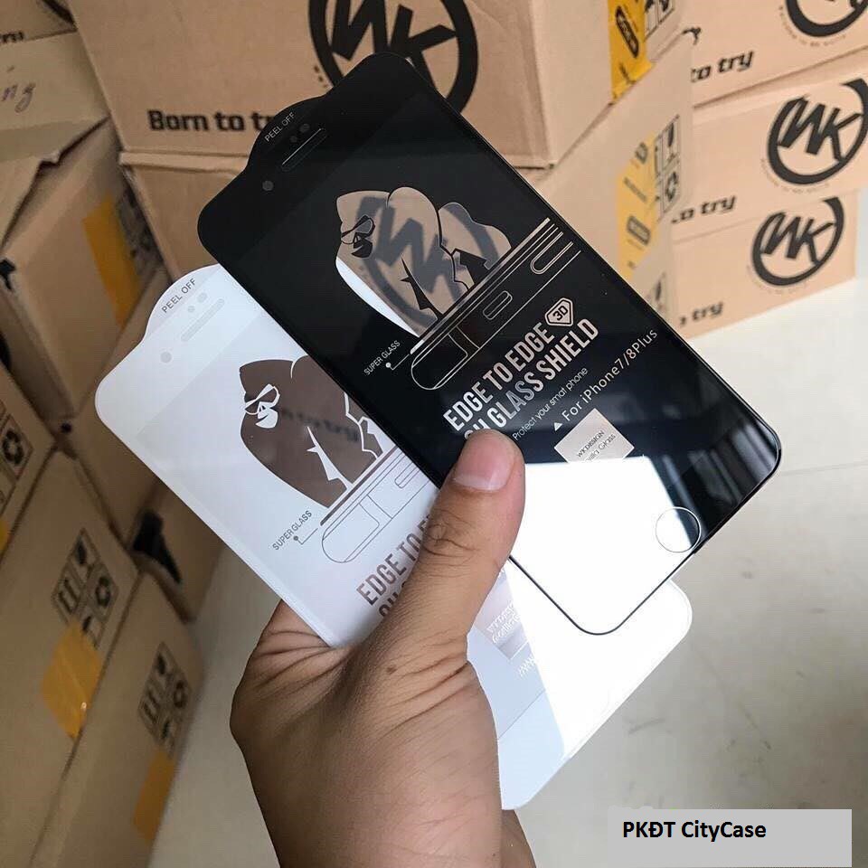 Kính cường lực KingKong hộp sắt Iphone 6/6s/Plus 7/8/Plus X/s/Max 11/12/13/14/15/Pro/Max/Promax/Plus Chính hãng