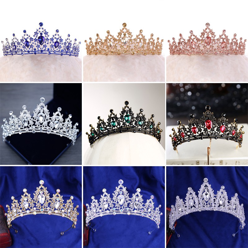 Vương miện cài tóc thời trang sang trọng dành cho nữ