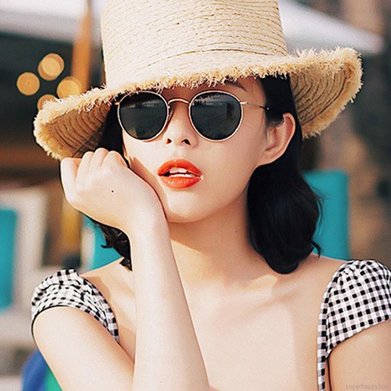 Kính mát gọng tròn phong cách thời trang Hàn Quốc dành cho nam và nữ