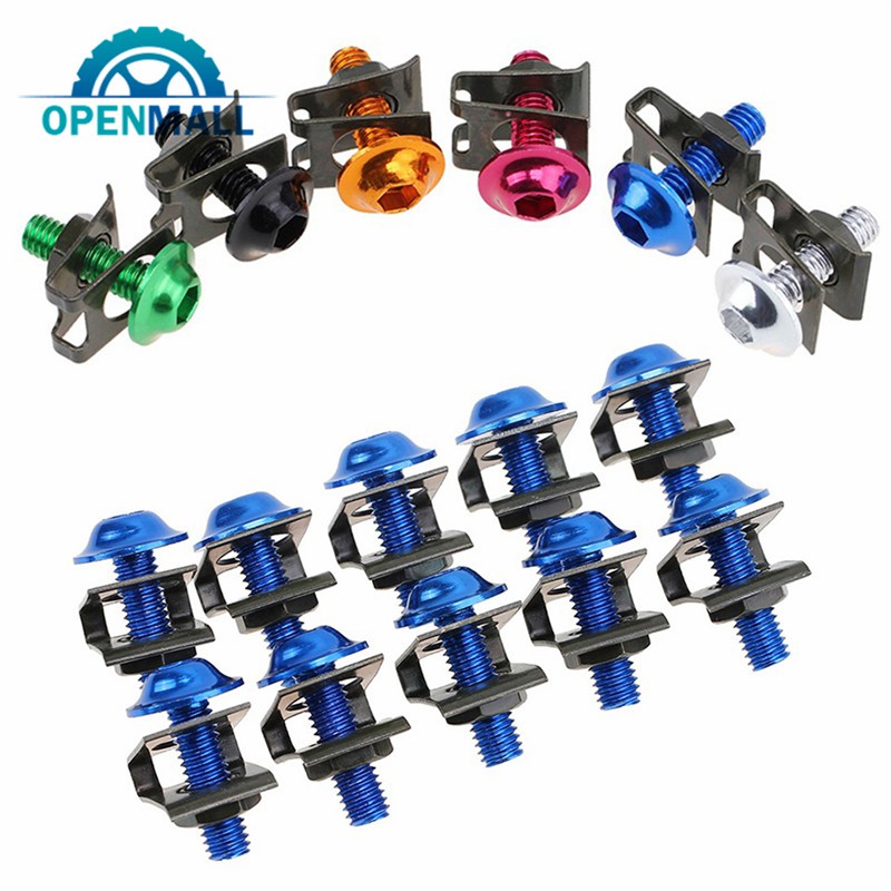 Set 10 ốc vít 6mm chuyên dụng cho xe máy