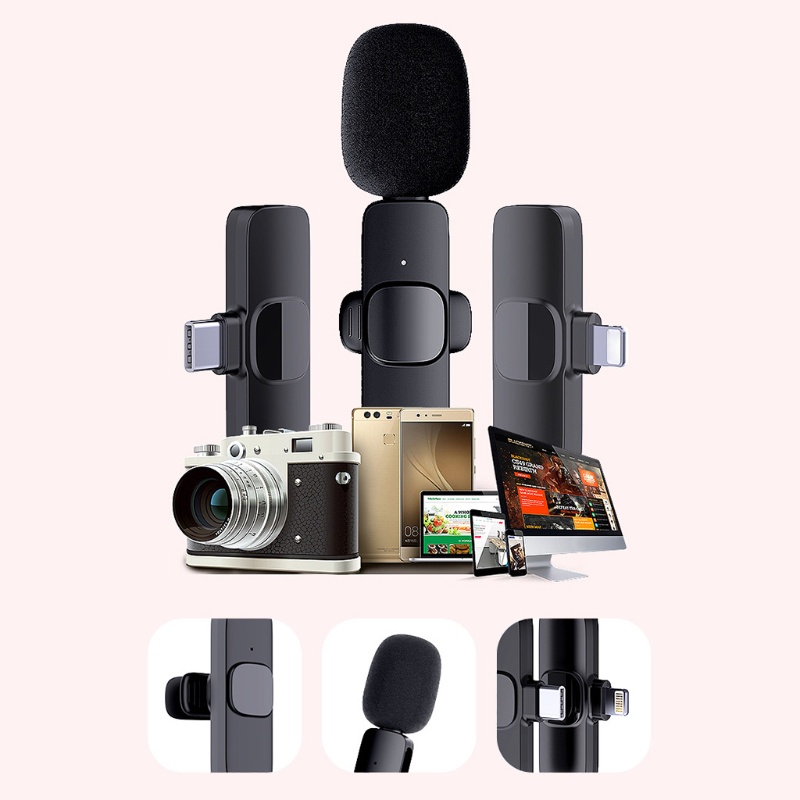 Micro zzz Lavalier Truyền Tín Hiệu Cầm Tay Siêu Nhẹ Rộng Sử Dụng Cho Giảng Dạy Video