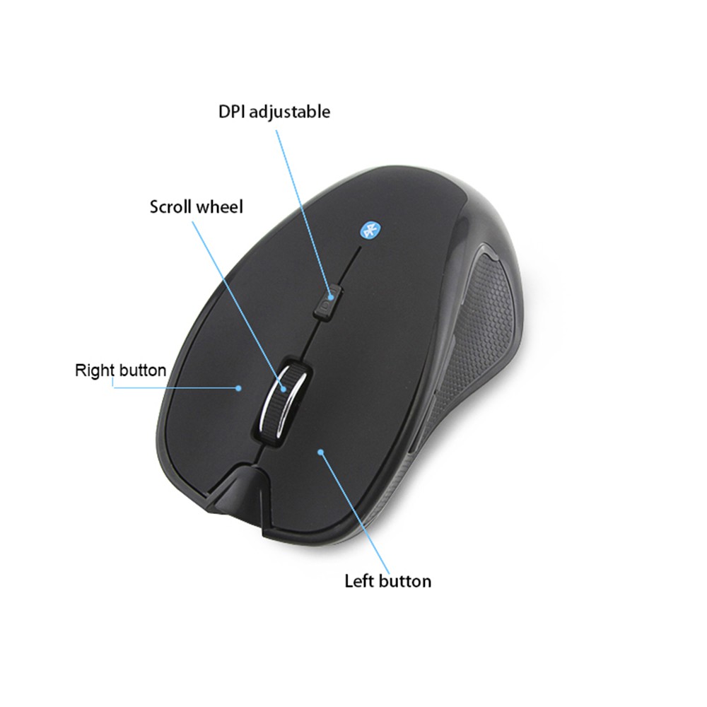 CHUYI Chuột Quang Gaming Bluetooth 3.0 Không Dây KèM Phụ KiệN